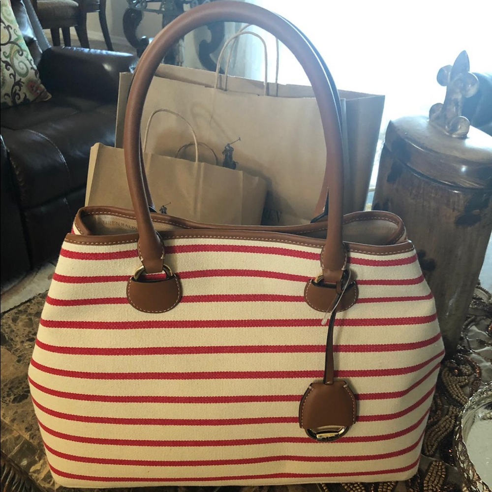 Ralph Lauren stripped bag